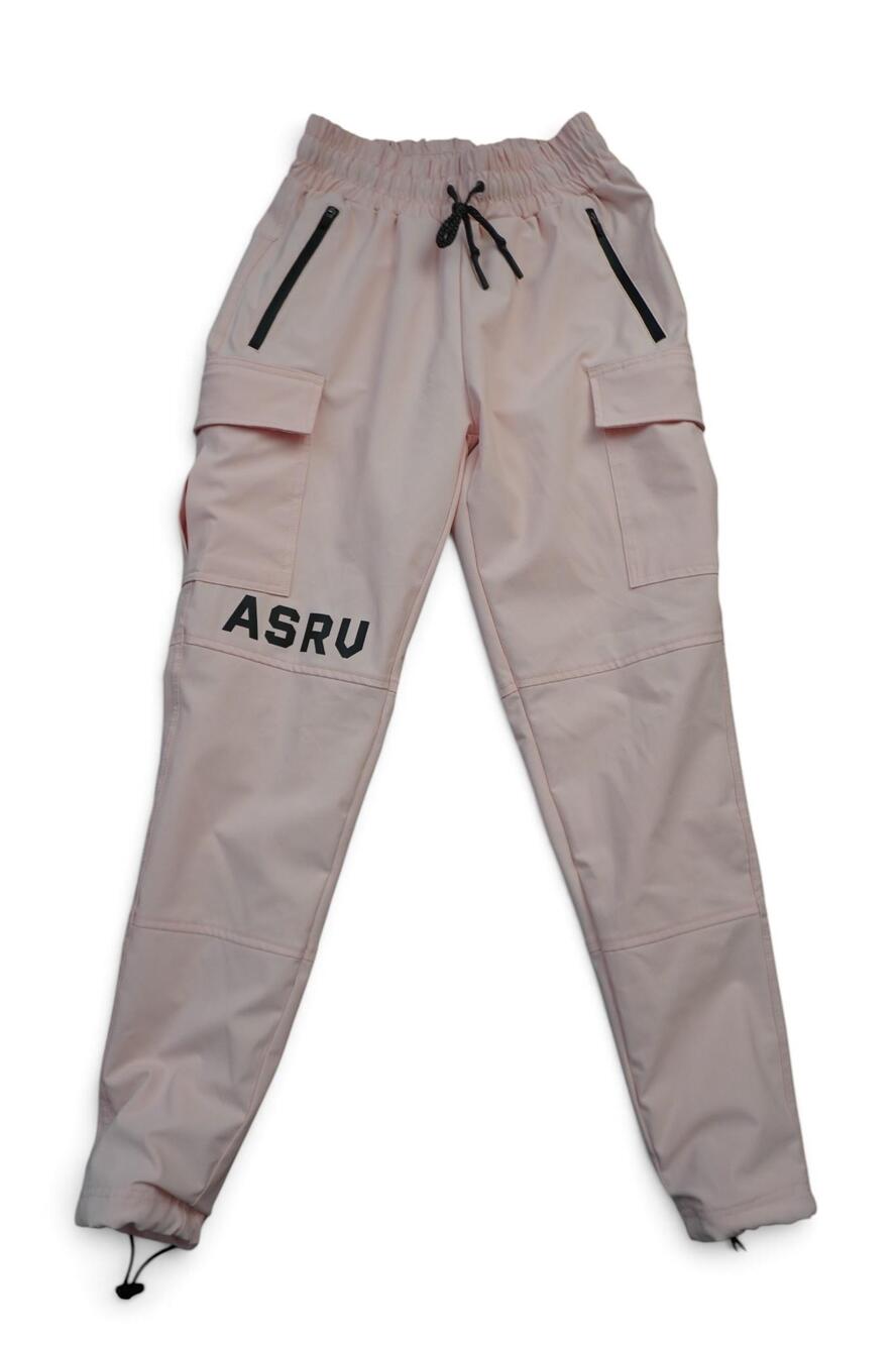 ASRV 4Tetra Cargo Pants Mens XS Pink DSG-0297 Joggers Zip Pocket Athletic Gym